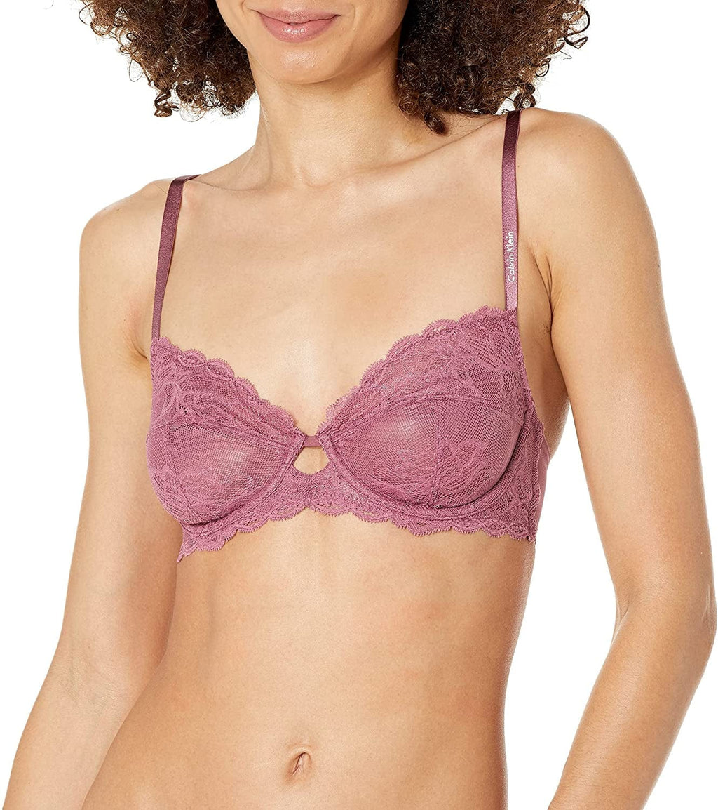 Calvin Klein Women'S Seductive Comfort Unlined Lace Bra