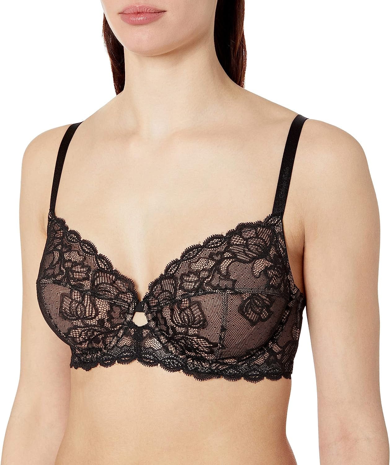 Calvin Klein Women'S Seductive Comfort Unlined Lace Bra