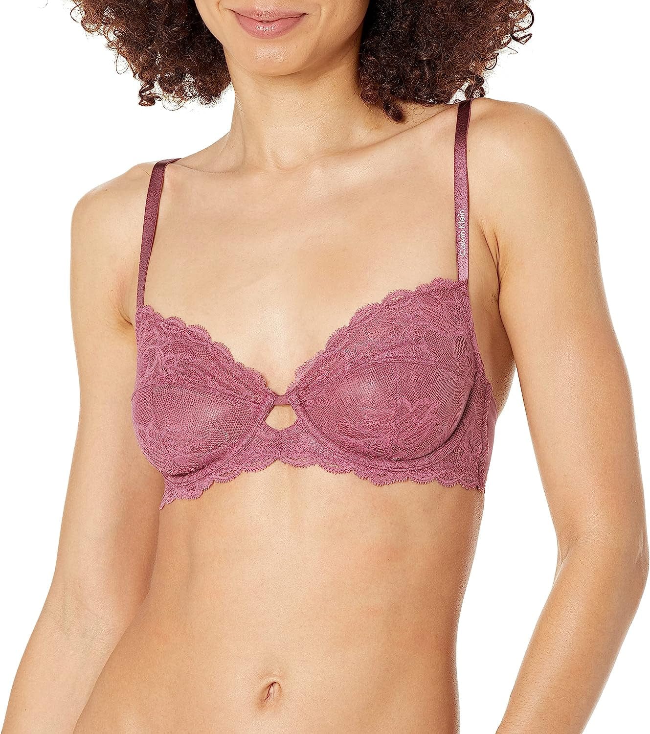 Calvin Klein Women'S Seductive Comfort Unlined Lace Bra
