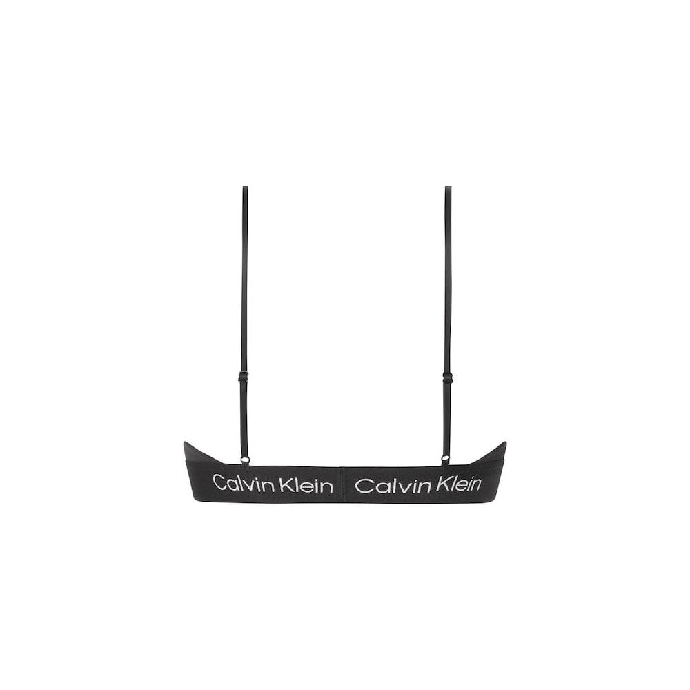 CK 1996 Unlined String Bralette, Black