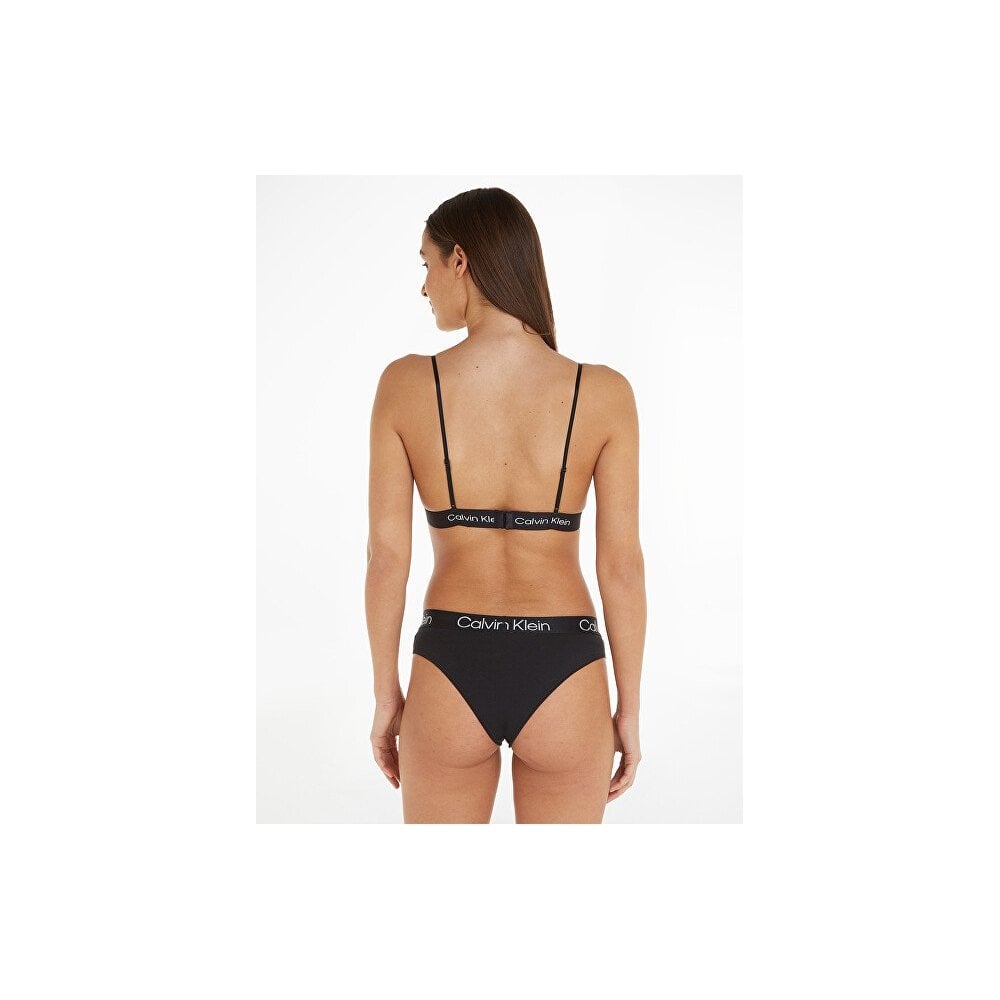 CK 1996 Unlined Triangle Bra, Black