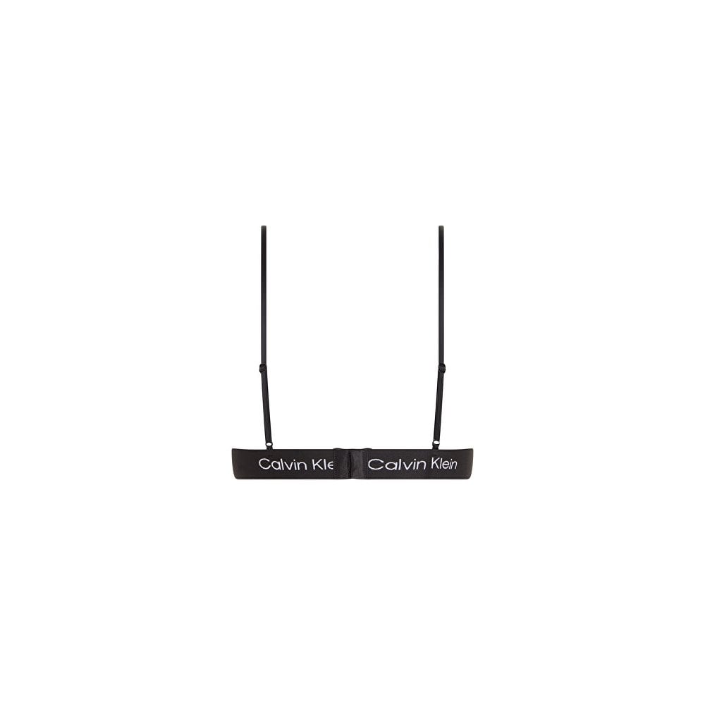 CK 1996 Unlined Triangle Bra, Black