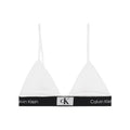 CK 1996 Unlined Triangle Bra, White