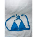 Victoria's Secret Women Halter Bikini Top Blue Underwire Adjustable Size Medium