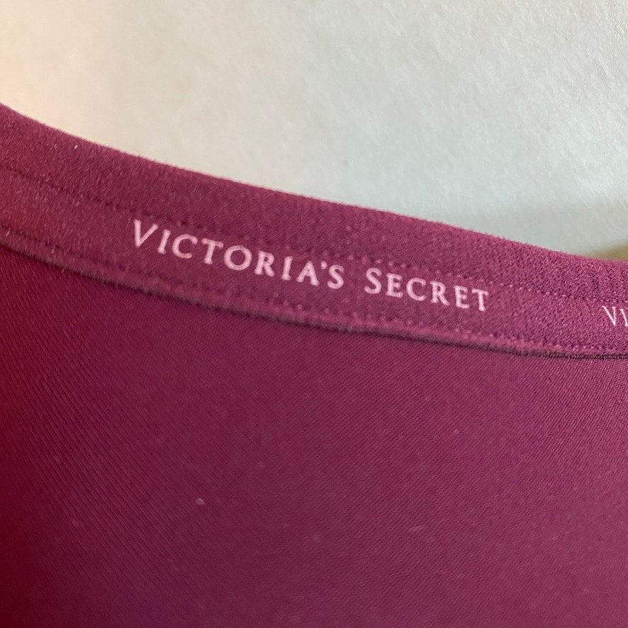Victorias Secret 40DD Burgundy Lightly Lined Wireless Bra Smooth Comfort T-Shirt