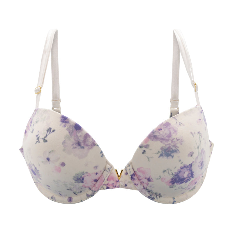 Victoria's Secret Love Cloud Demi Floral Underwire Bra - 34B