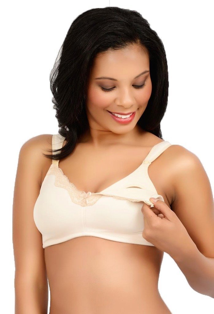 QT Intimates Fleece Lined Wireless Nursing Bra 4314
