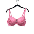 Victorias Secret Pink Floral Lace Bra 36DD #6265
