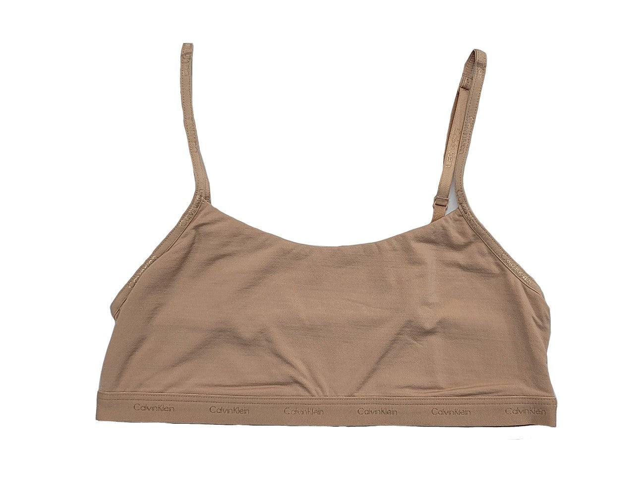 Calvin Klein New Comfort Logo Unlined Bralette - QF6757
