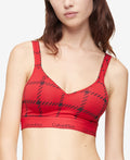 Calvin Klein CK Women's Modern Cotton Lift Wireless Bra- Rustic Red (QF6702)