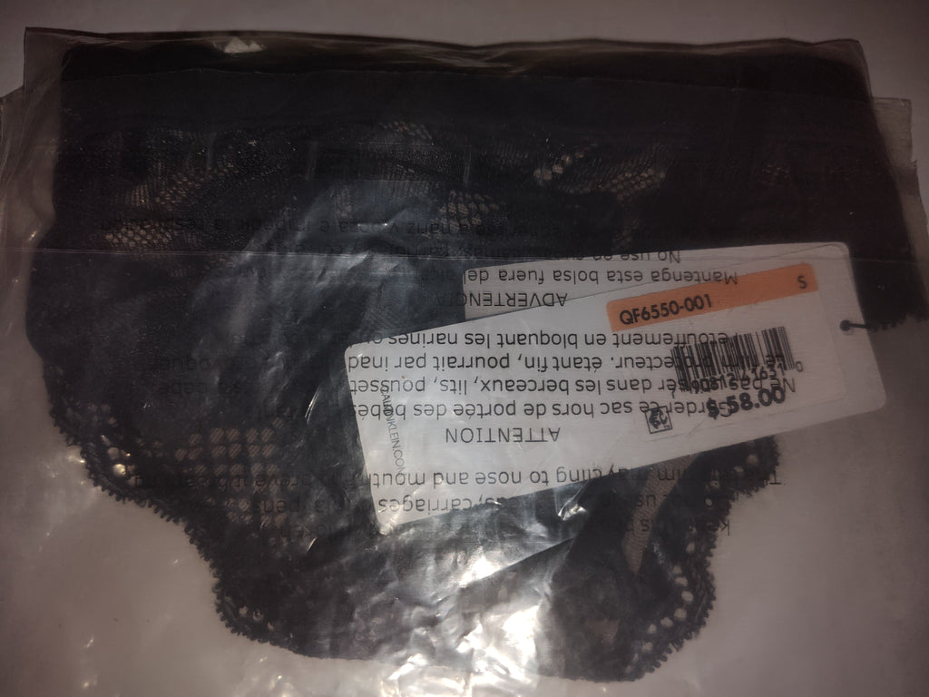 Calvin Klein women's  Hibiscus Lace Unlined Bra small