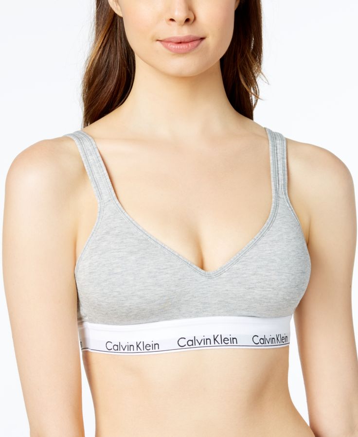 Calvin Klein CK One Lift Sculpt Modern Scoop Back Bralette Padded bra  QF5490
