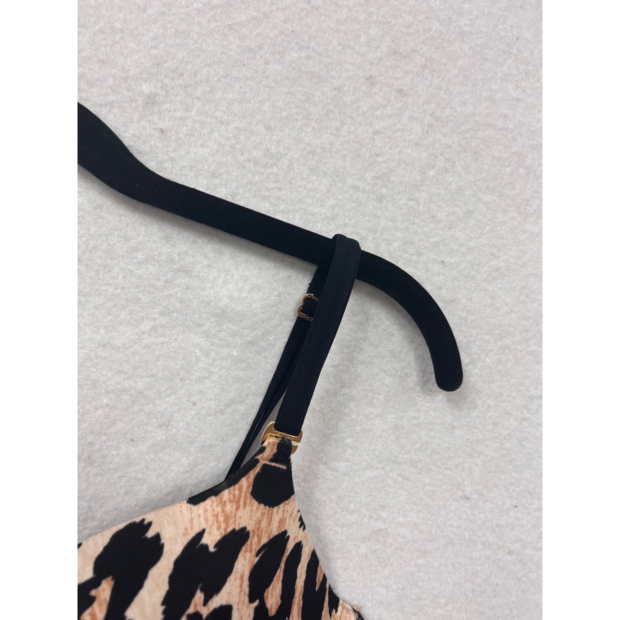 Victorias Secret Leopard Print Padded Underwire Bra 36D #8548